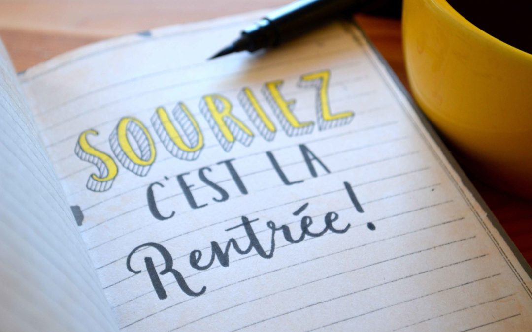 TROIS BONNES RÉSOLUTIONS POUR LA RENTRÉE (à tenir le plus longtemps possible…)